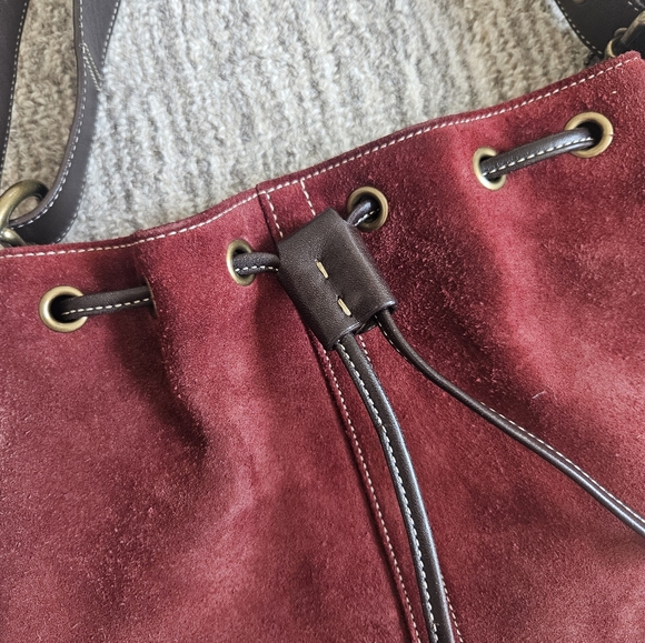 Vintage Small Coach Bag Suade - Picture 8 of 8